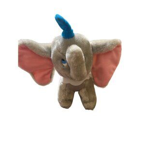 Vintage Walt Disney Animated Classic Dumbo 8" Plush Toy Elephant Stuffed Animal